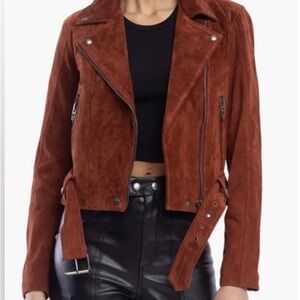 Blank NYC Suede Moto Jacket